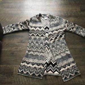 Thick 99 Jane Street cardigan with zig zag designs